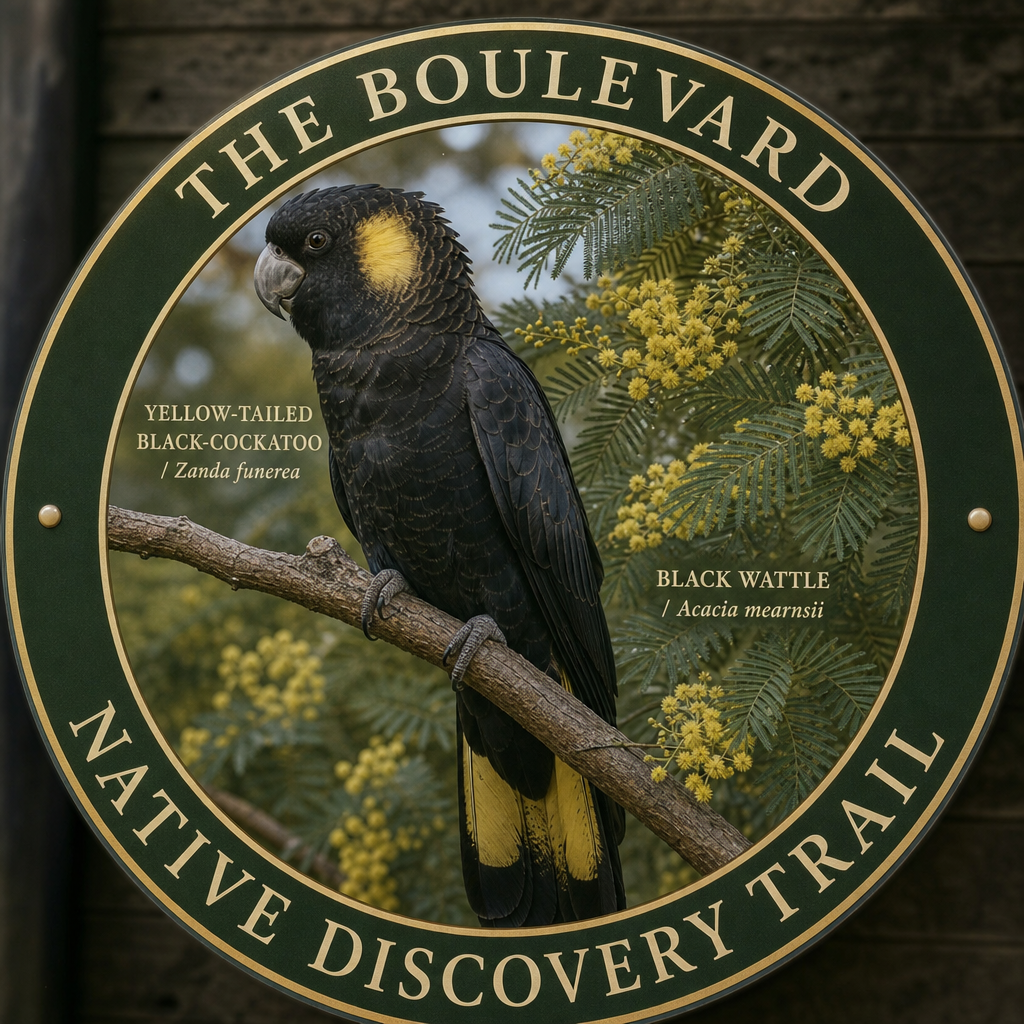 Yellow-tailed Black-Cockatoo